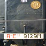 Italie Plaques d'Immatriculation Militaires Italiennes