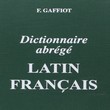 Glossaire (Petit ) Abrégé Latin français