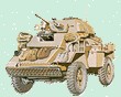 Grande Bretagne Blindés Auto-mitrailleuses anglaises pendant la seconde guerre mondiale