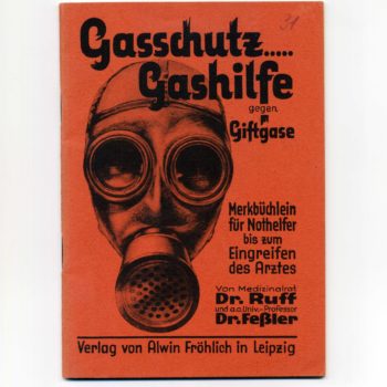 Allemagne  1932 Gasschutz Fibel  1932