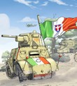 Tanks Interior Italie Blindés AB 40-41