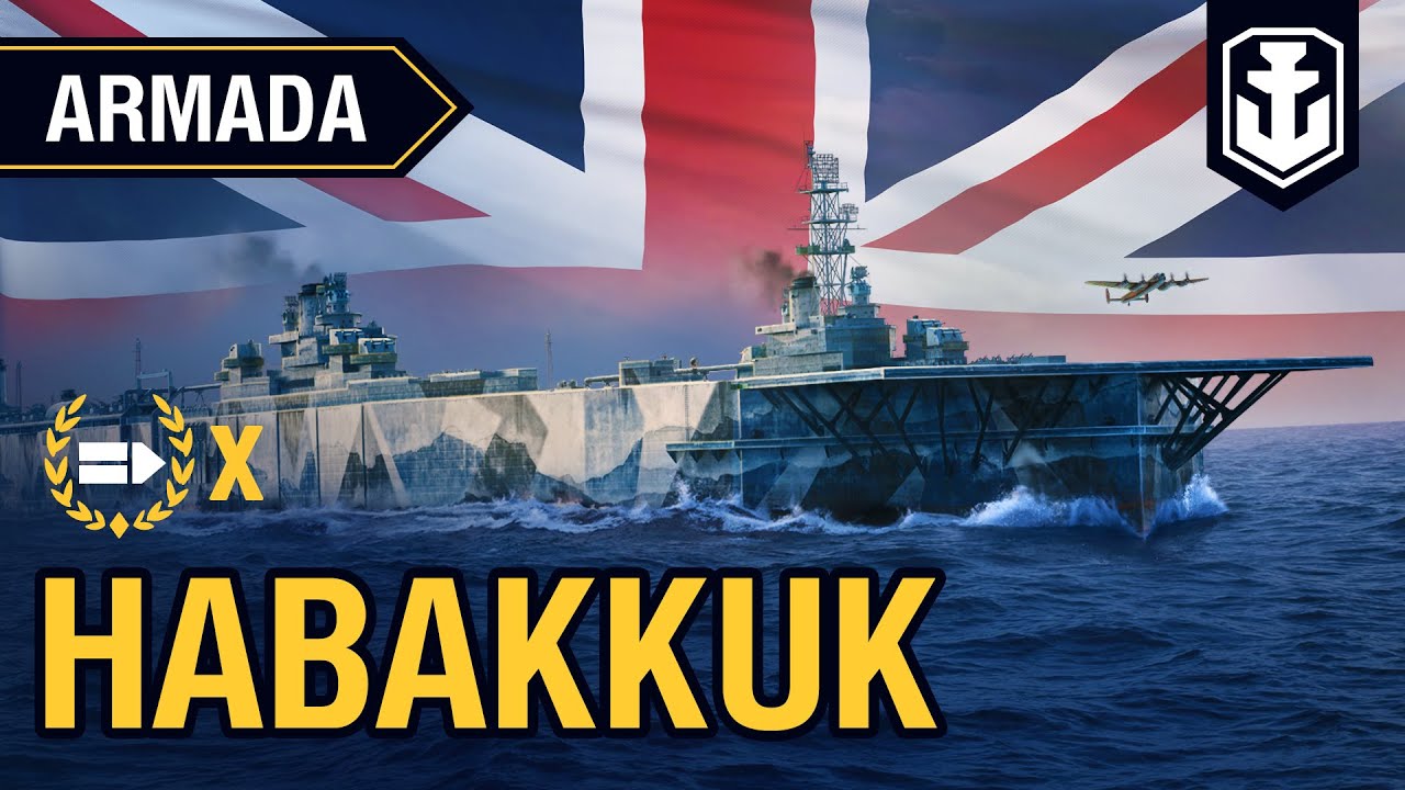 Royaume Uni Marine Porte avions HMS Habakkuk