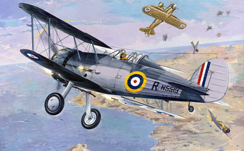 Royaume Uni Aviation Gloster Gladiator