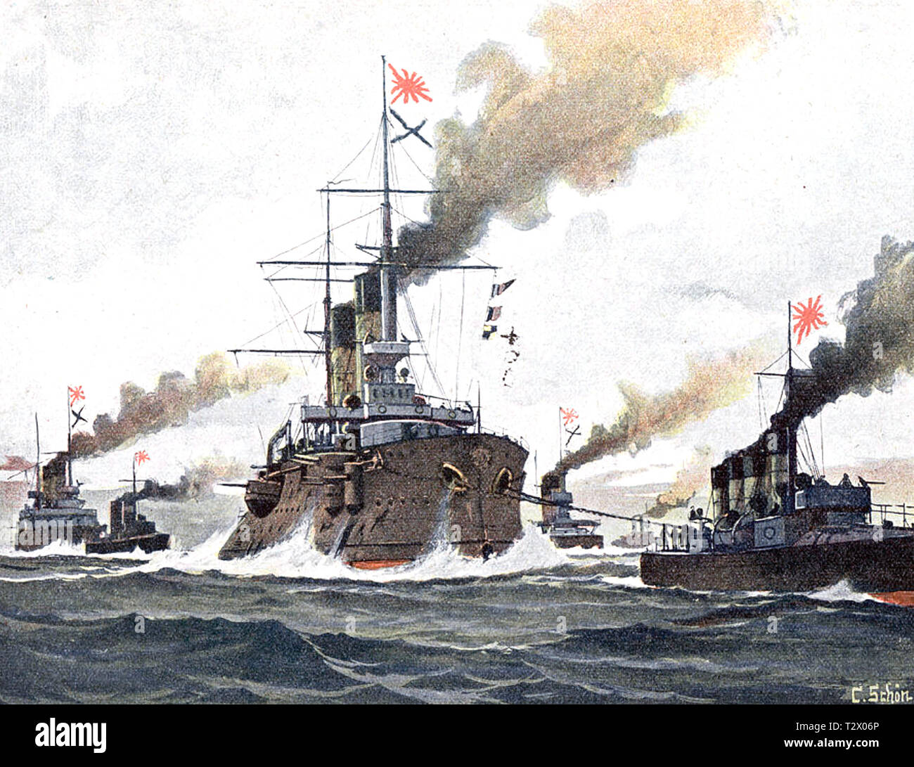 1905 Bataille Tsushima 27/05/1905 les forces en présence