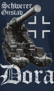 Allemagne Artillerie Canons Dora et Gustav