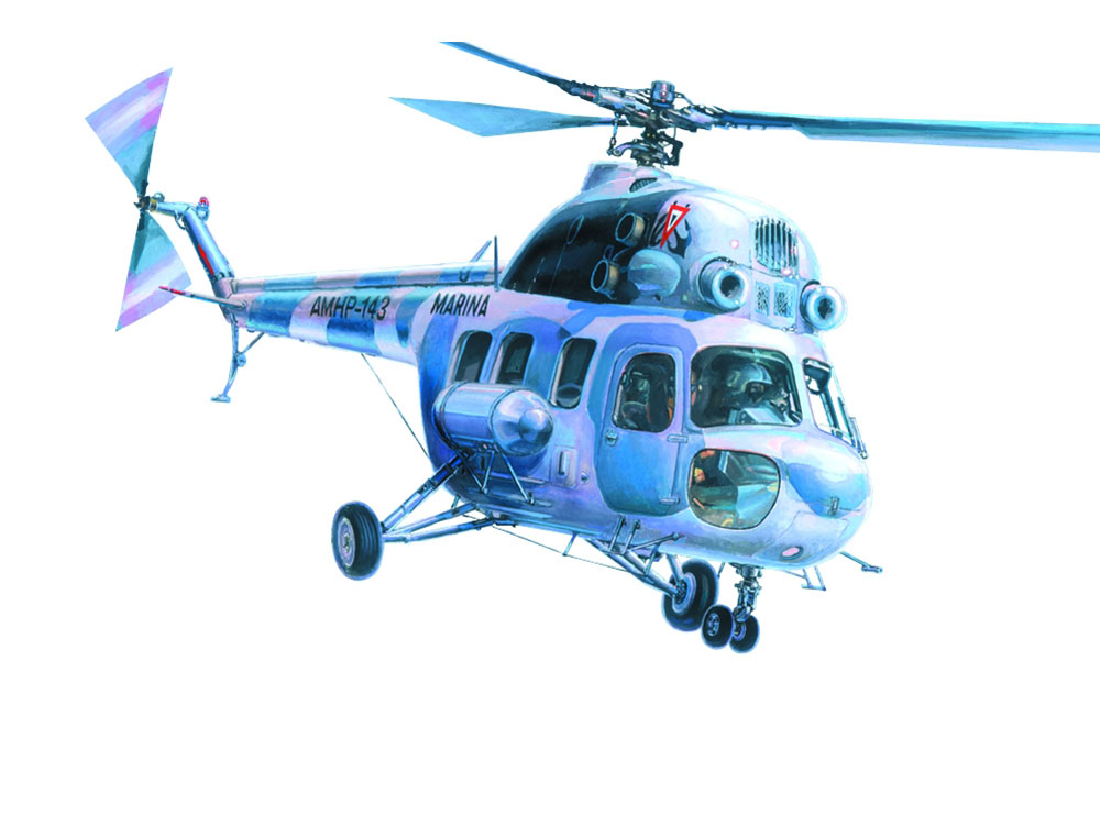 URSS-Russie  Aviation Hélicoptère Le MiL MI 2 Hoplite