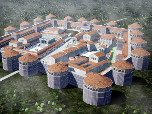 Rome Urbanisme Ville Serbie Pannonie Gamzigrad Felix Romuliana