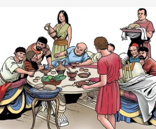 Rome Vie Quotidienne Les Festins et Banquets