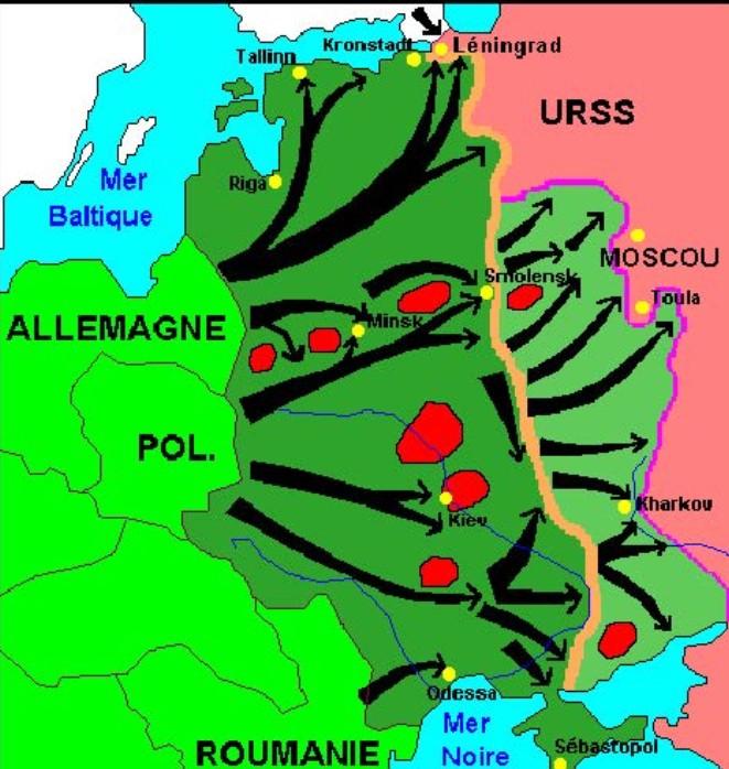 Batailles 1941 Operation Barbarossa Juin 1941 L Arméee Rouge