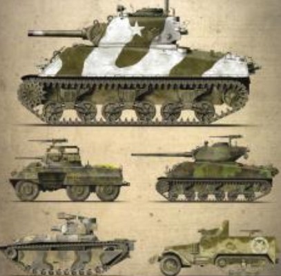 USA Blindés Le Camouflage