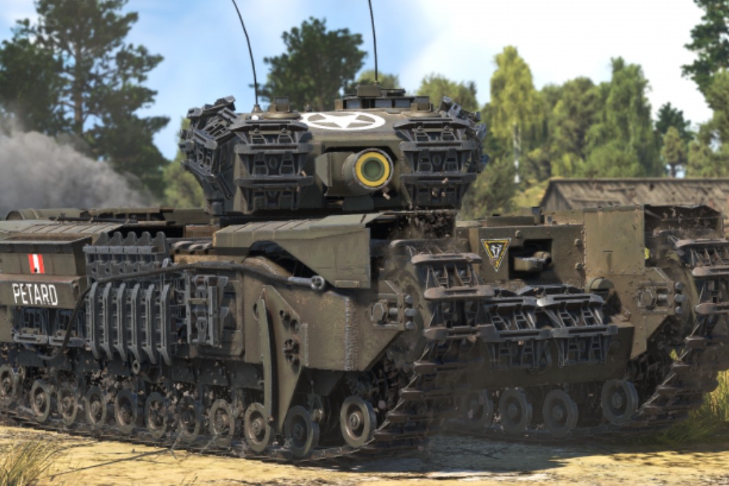 Grande Bretagne Bindés Le Churchill AVRE HURCHILL AVRE  Flying Dustbin