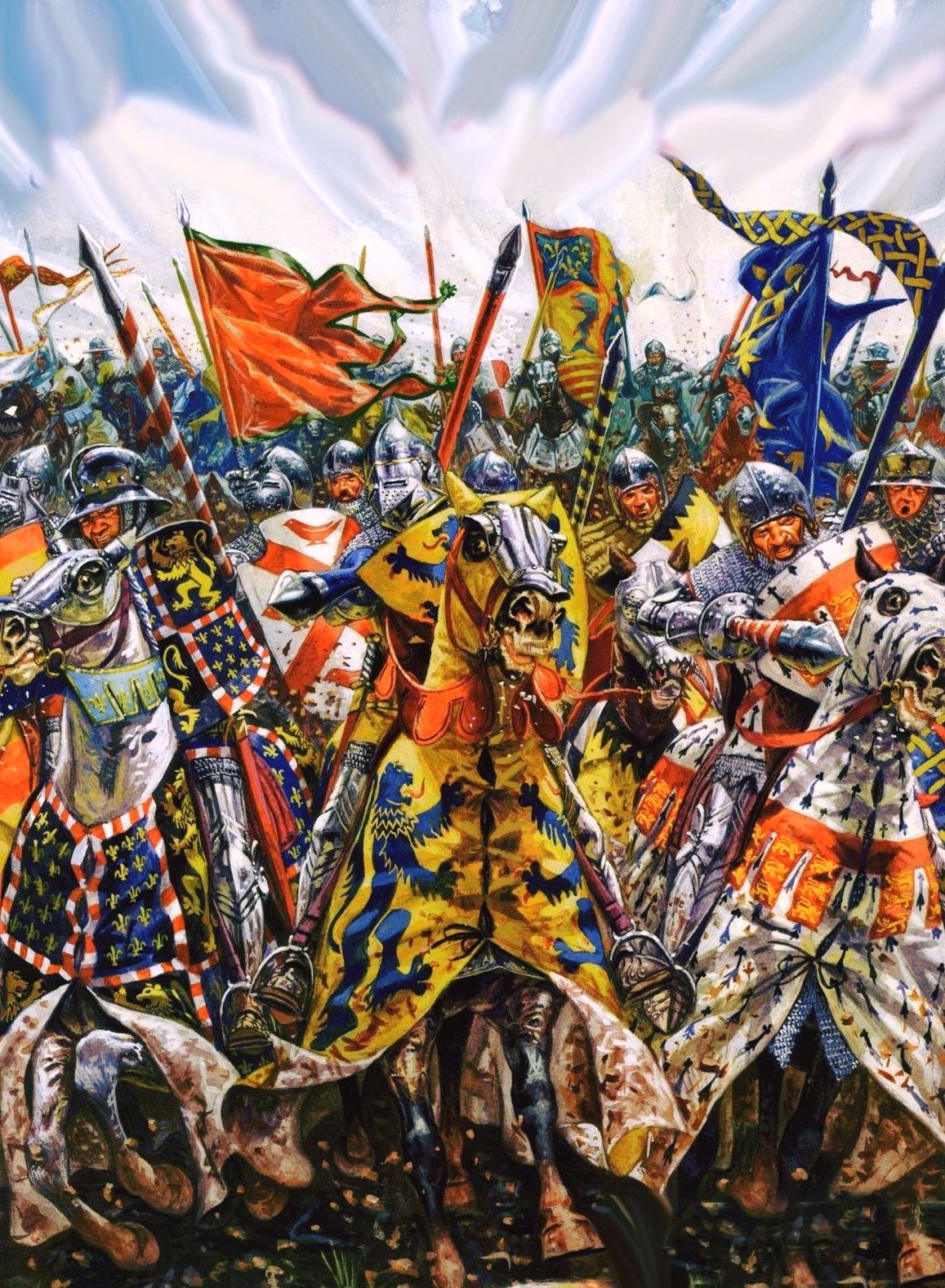 Bataille 1415 Azincourt Liste des Pertes Françaises