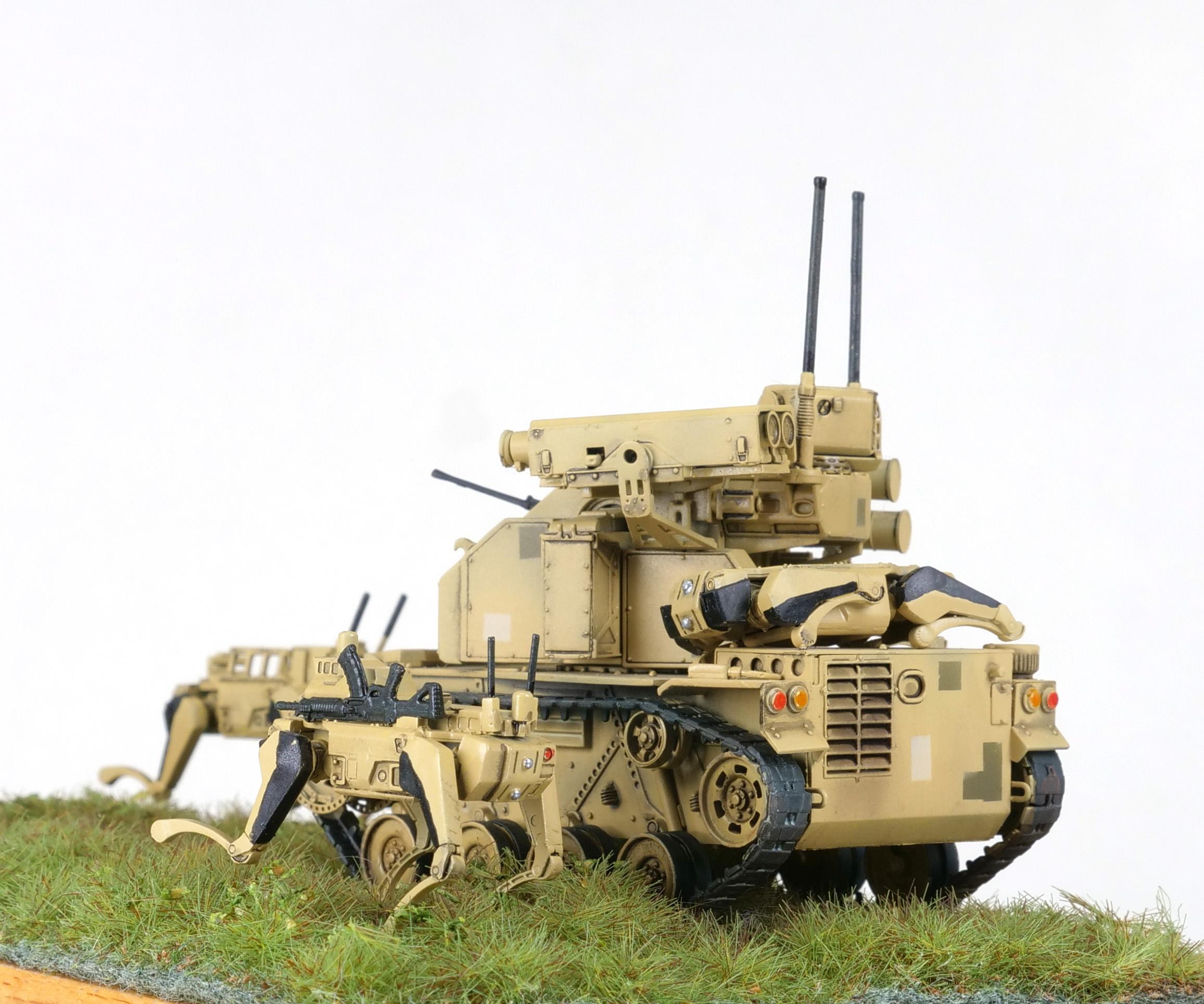 Drones terrestres UGV (Uncrewed Ground Vehicle)  en photoscope sur Maquetland
