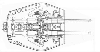 Italie Marine Regia Marina Artillerie Navale  1939 1945