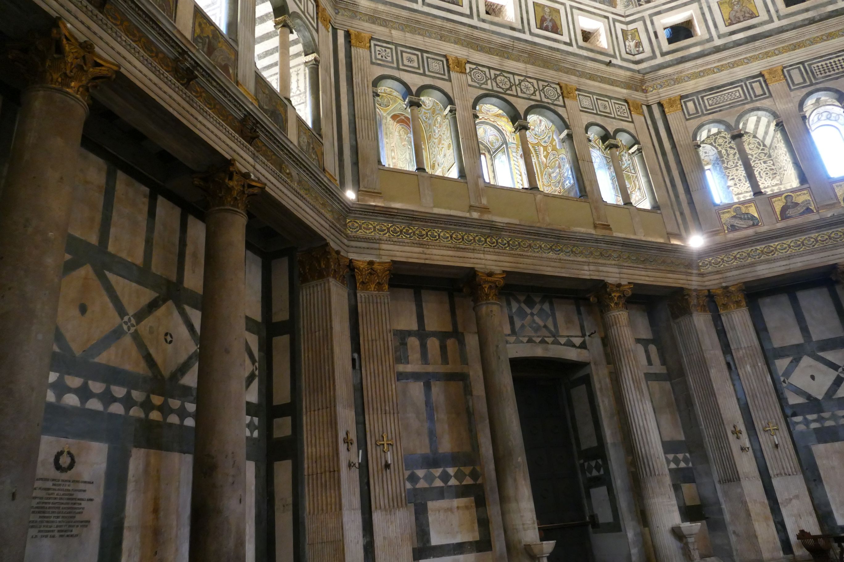 Florence Battistero di San Giovanni Battista Interieur :Maquetland.com ...