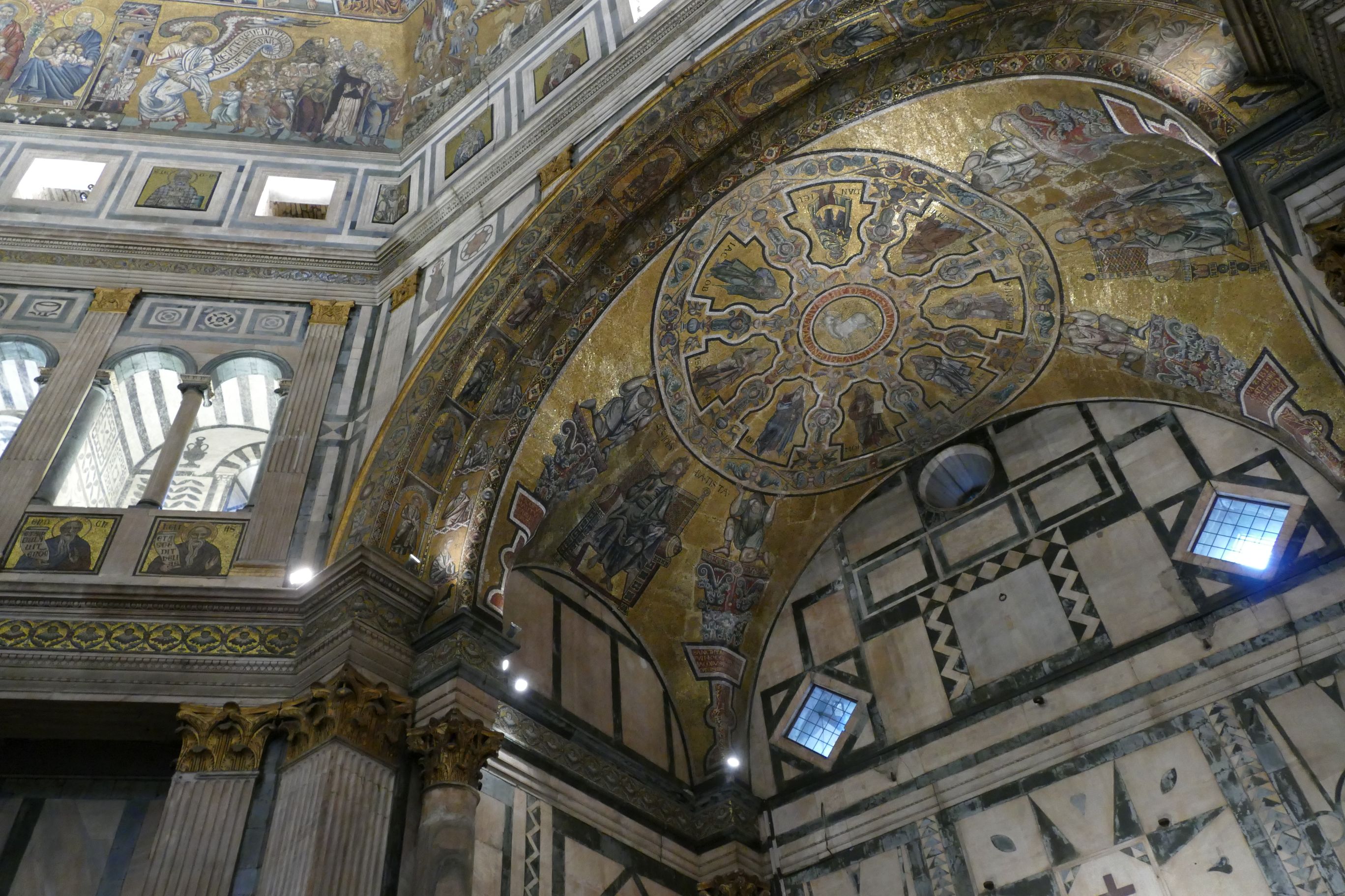 Florence Battistero di San Giovanni Battista Interieur :Maquetland.com ...