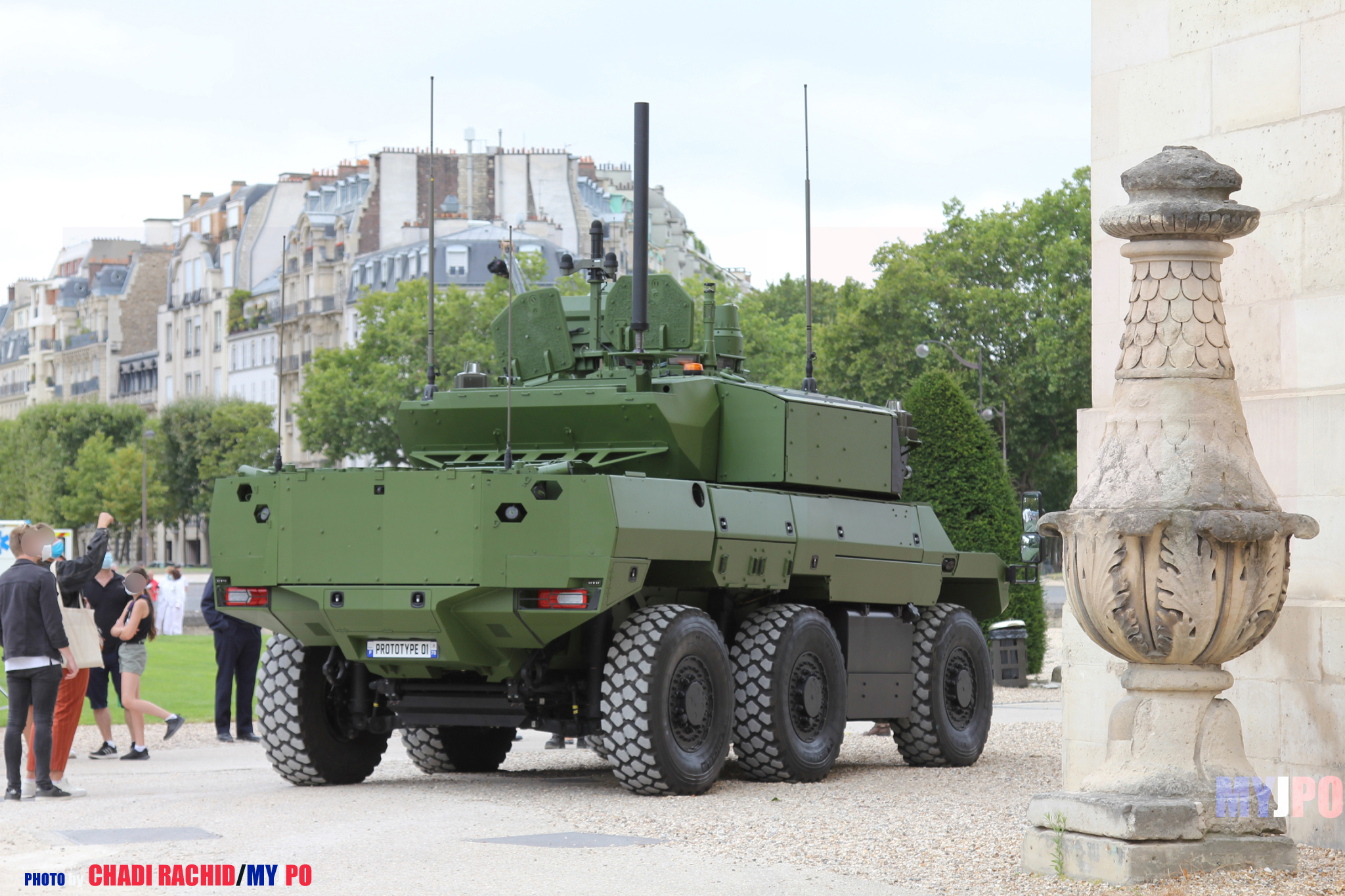 Engin Blindé Reconnaissance Combat Jaguar Prototype 1 Paris 07-2020