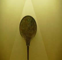 Vie quotidienne Beauté Miroir Bronze Argonautes Rome MNE