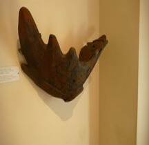 Statuaire Faune Dauphin Queue Bronze Civitavecchia Florance MAF