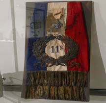 2°GM 1940 Drapeau 11e régiment étranger d'infanterie Cravate Aubagne