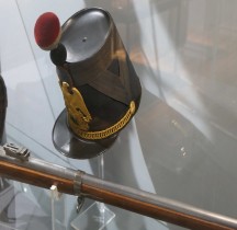 1852 Shako 4e RIM Officier Frejus Musée TdM