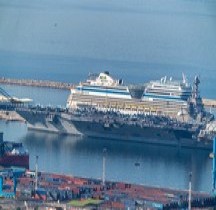 Porte avions Enterprise USS Gerald R. Ford (CVN-78) Marseille