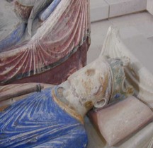 Statuaire Médiévale  Fontevraud Abbaye Gisant d'Henri II de Plantagenet