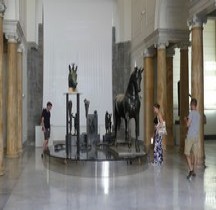 Statuaire Faune Cavallo Quadrige en Bronze d' Herculanum Naples MANN