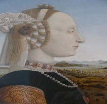 2 Peinture Renaissance 1472 Battista Sforza Duchesse Urbino Pierro  della Francesca Florence Uffizzi