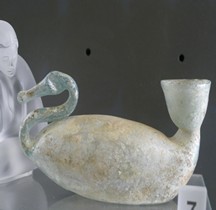 7.Rome Verrerie Lagoena Carafe Forme Canard Mougins
