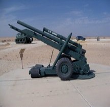 Obusier XM204 Howitzer Anniston Army Depot in Alabama