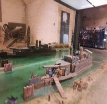1915 Canonnière La Brutale maquette Reims