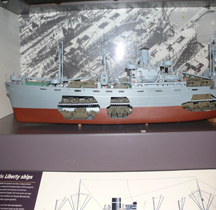 Liberty Ship SS Robert E Peary Maquette Bruxelles