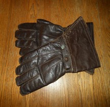 Equipements Luftwaffe 1940 Luftwaffe Fliegerhandschuhe Leder Gants d'aviateur en cuir