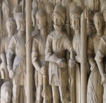 2 Statuaire Renaissance Bas Relief Monument Paris Les invalides