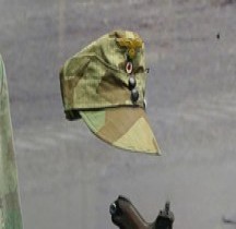 1943 Einheitsfeldmütze M 43 Camouflage Splittermuster   Wehrmacht Saumur