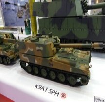 Corée du Sud SPh Automoteur K9A1 Thunder Maquette Eurosatory 2024