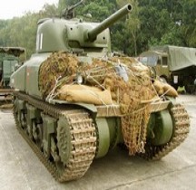 Char Moyen Sherman M4A1 Grizzly Tank