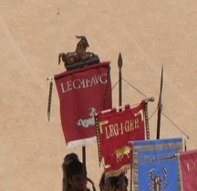 Vexillum LEG II AVG : IIe légion Augusta Nimes 2026