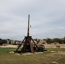 Militaria Poliorcétique Trebuchet à Contrepoids Les Baux de Provence