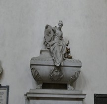 Florence Basilica di Santa Croce Interieur Tombe de Machiavel