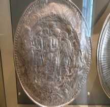7 Rome 2-3 Bas Empire Missorium Plat d’Achille Bouclier de Scipion  