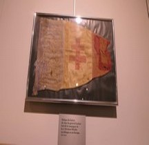 1943 Fanion Char Général Leclerc  AFN et ETO  Fréjus Musée TdM