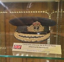 1944 Royal Navy Casquette Admiral La Rochellle