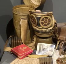 1e GM 1917 Lederschutzmaske Model 1917 Plougonvelin