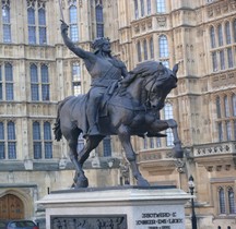 Londres Westminster Richard Coeur de Lion Carlo Marochetti. 1858