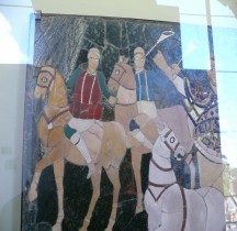 Mosaïque Opus Sectile  Rome Italie Basilique Bassus Pompa Circensis  Rome Massimo