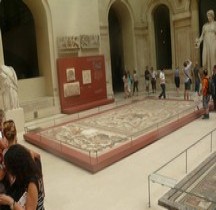 Mosaïque Rome Palaestina Prima Opus tessellatum,  Mosaïque de Lod Paris le Louvre  2013
