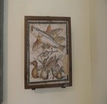 Mosaïque Rome Italie Pompéi Regio VIIII. IX Insula 2 Domus 27 Domus du Grand Duca di Toscana Pesce e Anatre Naples MANN