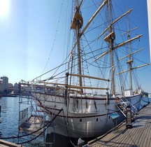 Fullriggare HSwMS   Jaramas 1900  Karlskrona